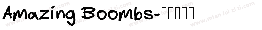 Amazing Boombs字体转换